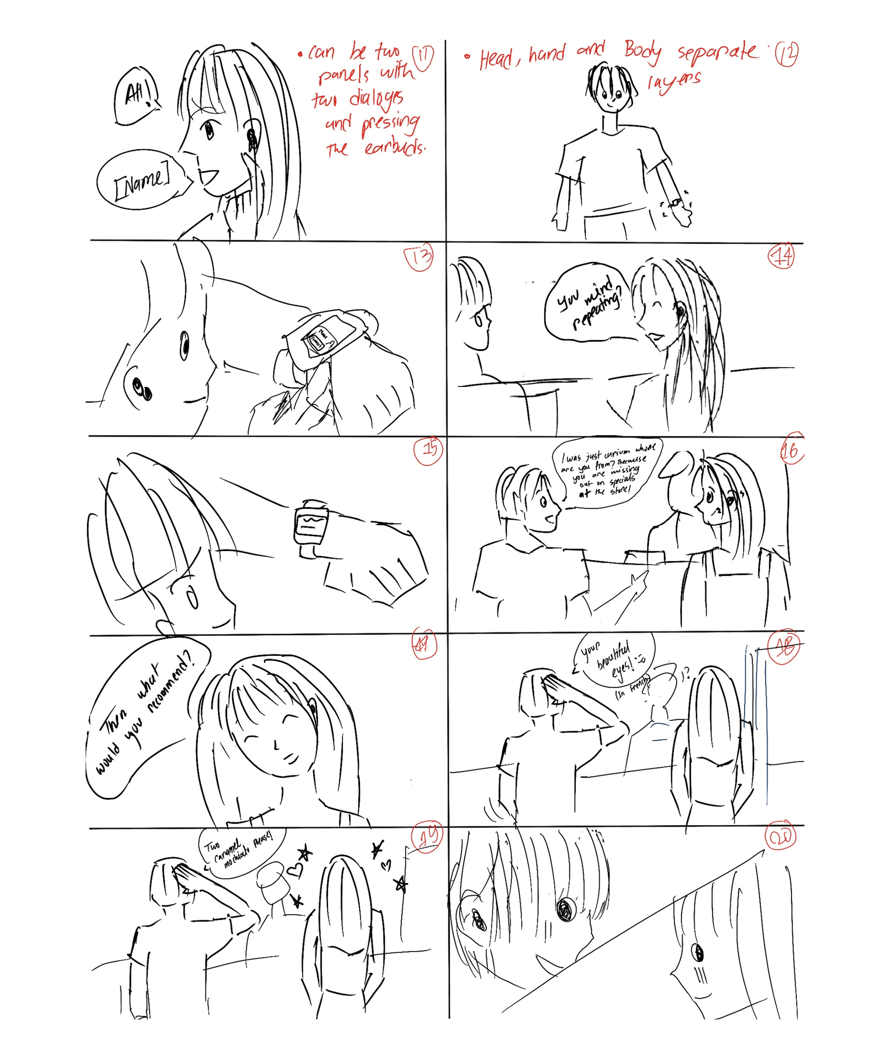 Storyboard panels 2